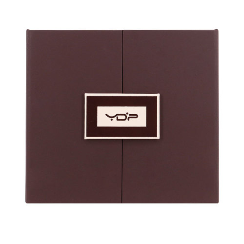 Square Rigid Double Open Door Cardboard Perfume Box
