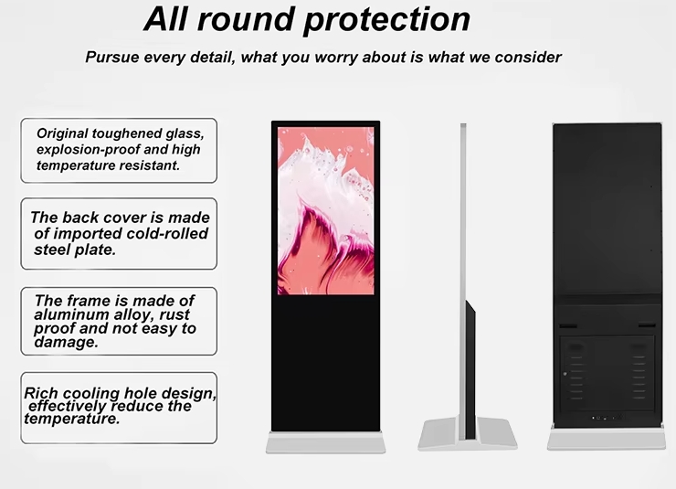 indoor HD lcd led digital signage
