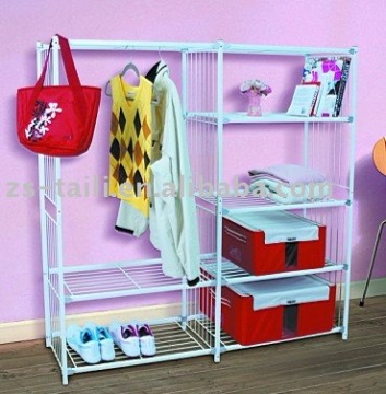 household storage shelf magic rack metal holder
