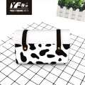 Estilo de cabello animal personalizado Camuflagestyle PU PU Leather Bag Bag Cosmetic Bag Case y bolso Multifuncional Bolsa