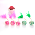 Dog Cat Feather Toys