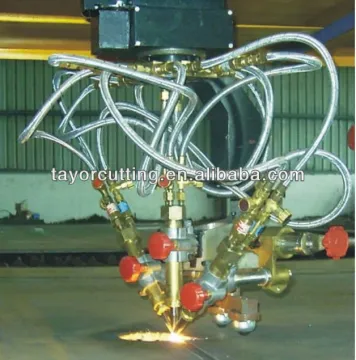 Three Torch Flame Cutting Machine