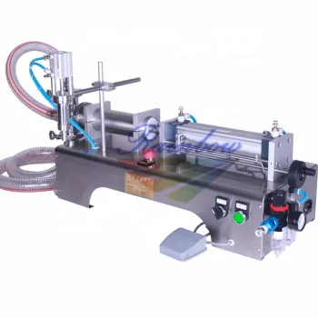 Horizontal Pneumatic 50-500ml Juice Beverage Filling Machine