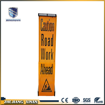 Portable aluminum bright LED traffic warning sign board