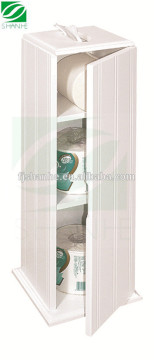 SH white bathroom stand floor filling cabinet