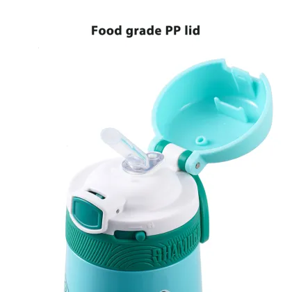 Stainless Steel Insulated Bottle Turquoise Fish