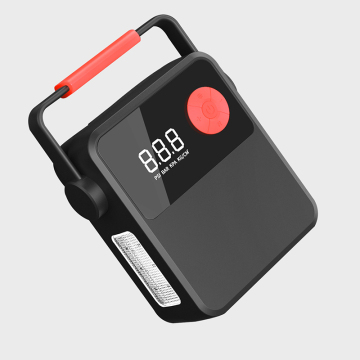 4-in-1 Automobile Tire Inflation Pump with LED Light - Car Air Compressor Tyre Pressure Pump