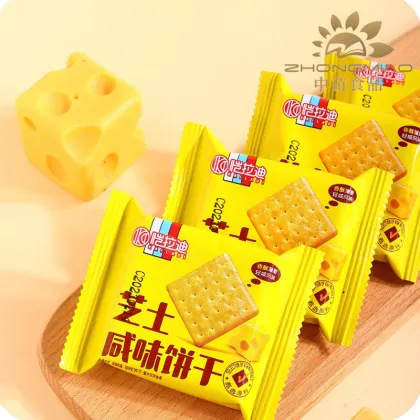 Cheese Savory Crackers Crispy Salty Cheese Snack