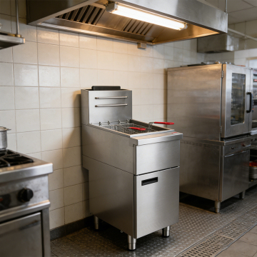Frytkownica gazowa SUS304 do zastosowań gastronomicznych