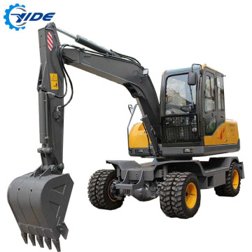 Hot Selling 7-ton Mini Wheel Excavator for Sale in Malaysia