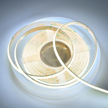High-Quality COB LED Strip Lights: 608 LEDs/m, 8mm & 10mm Width PCB, Cob Led Strip Connector with Ra 90