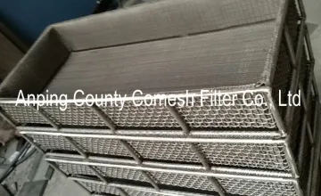 304 Stainless Steel Wire Mesh Basket Tray