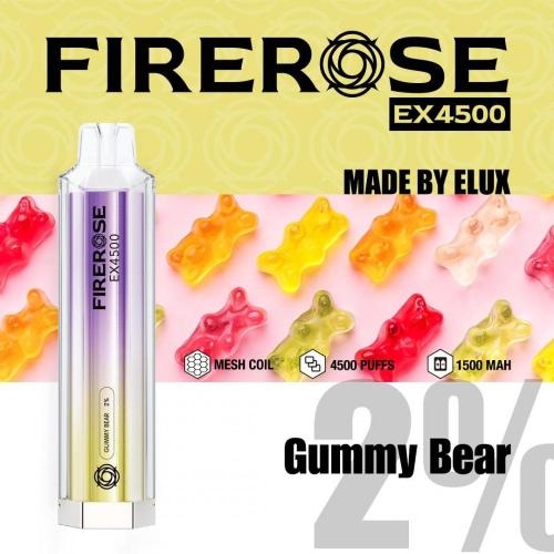 Elux Firerose Ex4500 Puff Einweg -Vape -Legende Ene