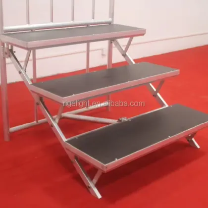 Aluminum Chorus stage portable stage wooden ladder stage