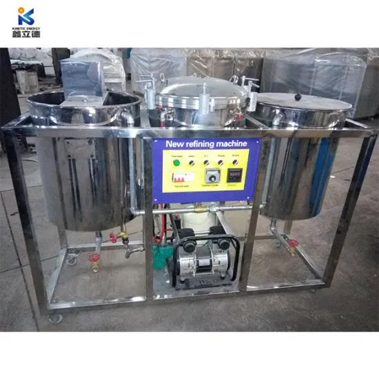 Simple Operation Small Scale Crude Palm Kernel Oil Refining Machine for Sale