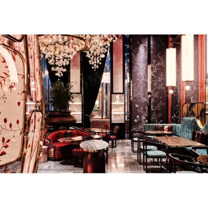 Restaurant booth seating chairs modern cafe furniture