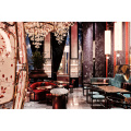 Sillas de asientos de stand de restaurante muebles de café moderno