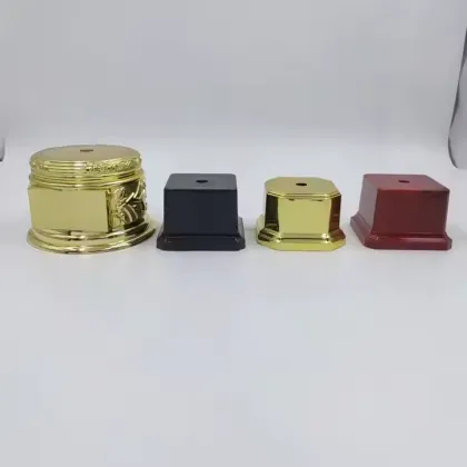 Black Weighted Round Plastic Base