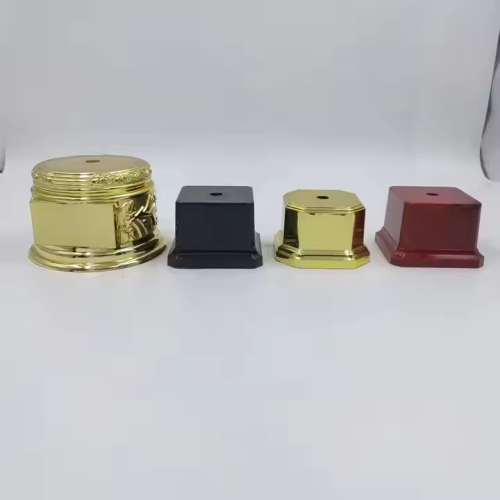 Black Weighted Round Plastic Base