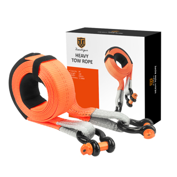 Max Load 8t Offroad Emergency Tow Rope for Heavy Equipment