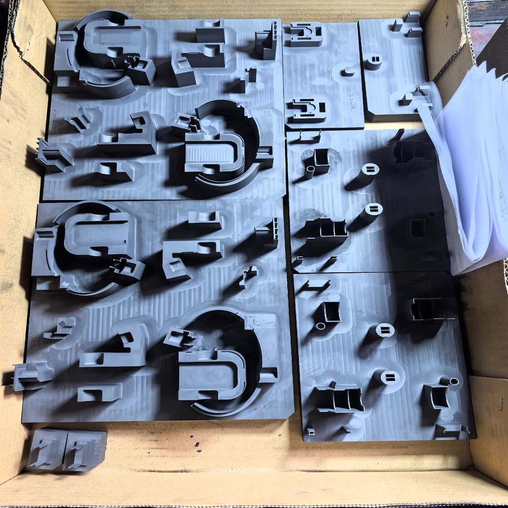 CNC graphite electrode processing3