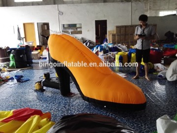 Inflatable High-heeled shoes board decoration for show