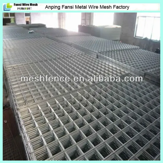 Galvanised weldmesh panel for commercial or domestic use