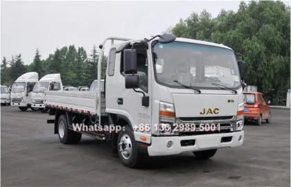 6 tires Jac flatbed Cargo Truck With good price in Tuvalu