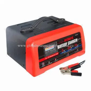 12V battery charger for all 12V lead acid batteries with ammeter indicates the charging current