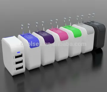 High Quality 3 Port USB Wall Charger, ULTravel Charger Micro USB Charger 5V