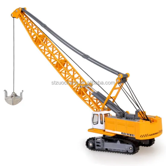 Customized KDW 1/87 Scale Tower Cable Excavator Alloy Diecast Model Toy Construction Truck Engineering Vehicle Logo