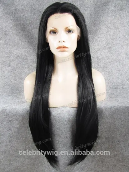 long hair 30 inch straight synthetic wig