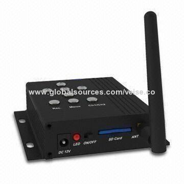 Mini Wireless DVR, Built-in 4-channel Wireless Receiver, Supports 256MB to 32GB SD Card