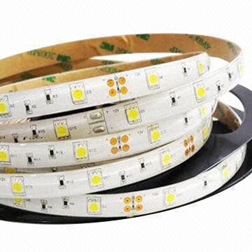 Flexible LED Waterproof Strip, Ideal for Decorative Lighting, w/ Crystal PU, 12V DC Working Voltage