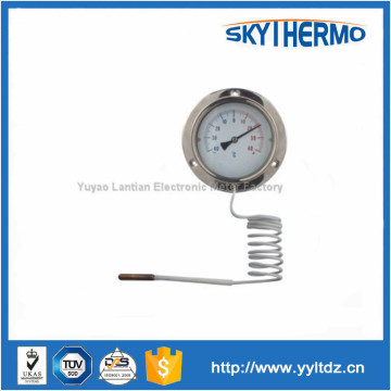 remote pressure and temperature combination gauge stainless steel grill thermometer
