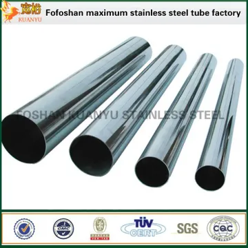 ERW stainless steel tube 409l inox pipes with Polish