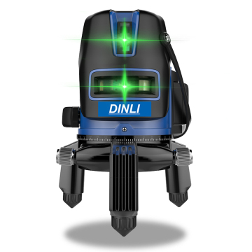 Self-Leveling Auto-Rotating Green Cross Line 5-Line Laser Nivel