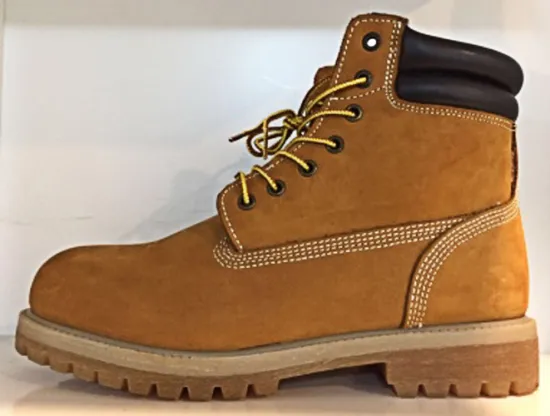 Brazil camel leather anti-puncture safety boots