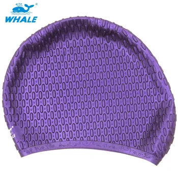 HOT Selling Waterproof Whale Adult Custom Silicone Swim Cap - Durable Outdoor Swimming Accessory