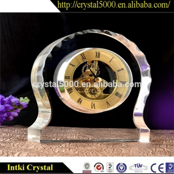 Hot-sale vintage crystal clock design for decoration gifts