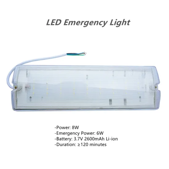 Cold White Emergency Bulkhead LED Light