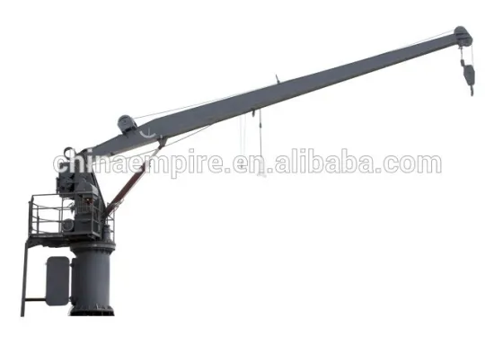 Marine Rescue Boat Hydraulic Slewing Launching Appliance Boat Davit