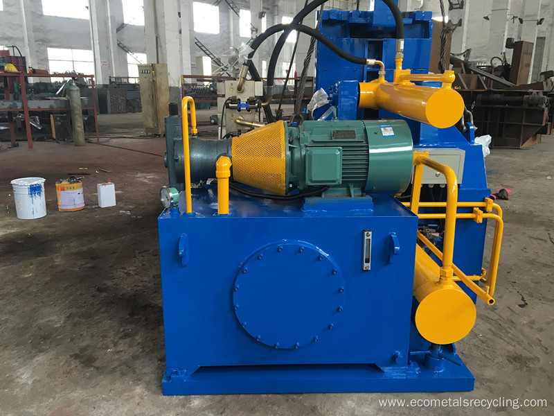 Automatic Aluminum Iron Steel Metal Shavigs Baling Machine