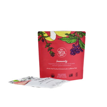 Biologicky rozložitelné plastové bez plastové etické kompostovatelné tašky pro čaj z rostlinných materiálů