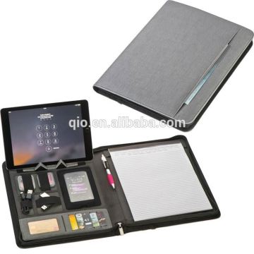 New PU Planner Notebook Set with iPad Container and Cards/Pen Holder NOTEBO909