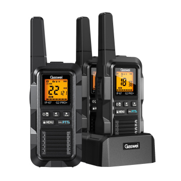 Rechargeable Waterproof Walkie Talkies - IP67 VOX FRS USB-C (2-pack)