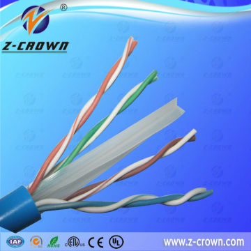 Cat6 UTP Copper Network Cable Pass Fluke Test 23AWG Ethernet Cable