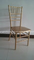 सोने के रंग लकड़ी सिला टिफ़नी कुर्सी
