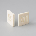 Alumina Ceramic Sleeve Square ceramic number plates for sale Factory