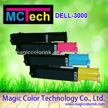 Compatible Laser toner Dell 3000 Dell 3100 color toner cartridge with chip